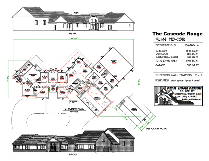 THE CASCADE RANGE OREGON HOUSE DESIGN #MD2019