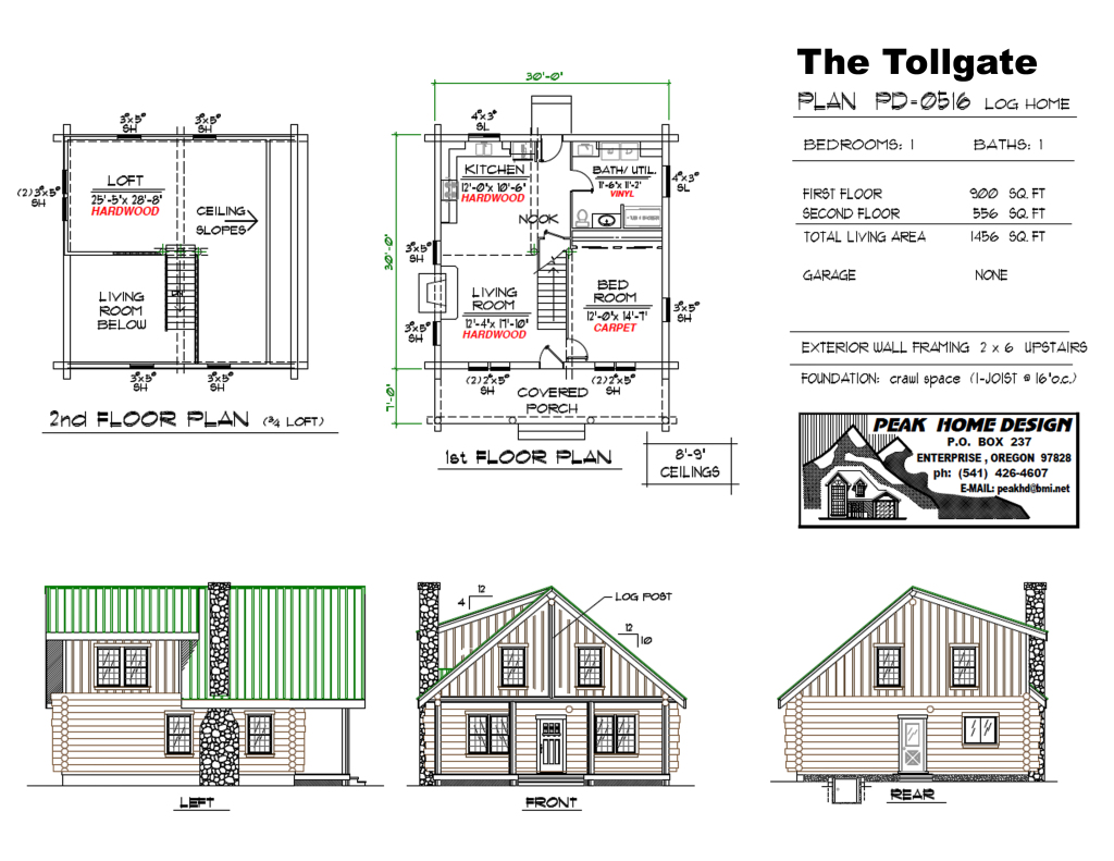 Oregon House Design The Tollgate #PD0516